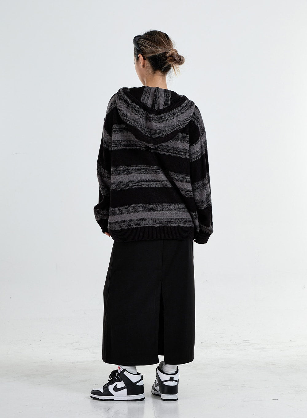 Simple High Waist H-Line Long Skirt CO06