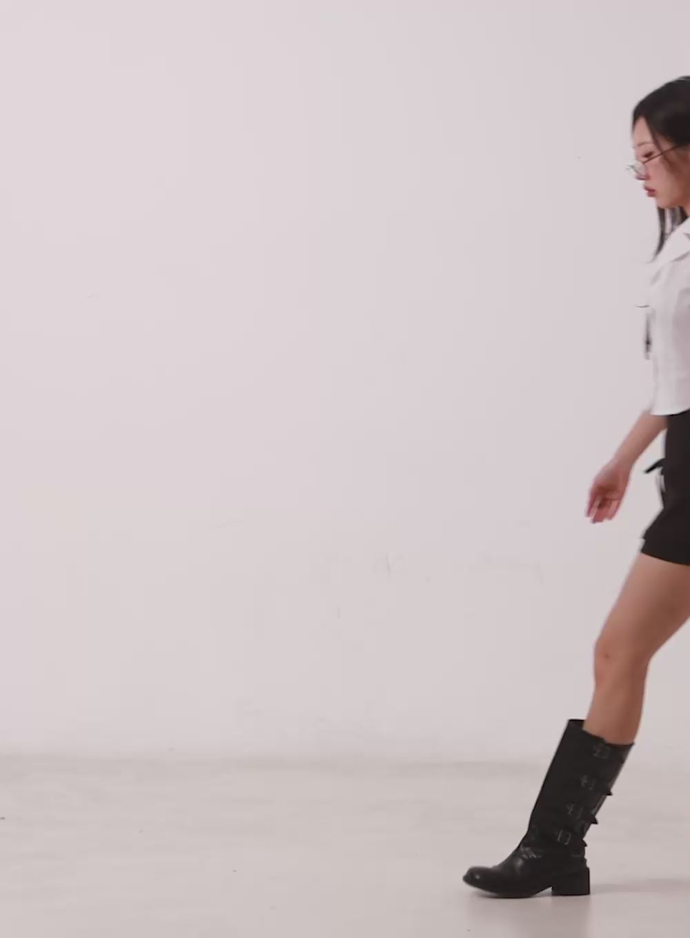 Ribbon-Tie Mini Skort CA525