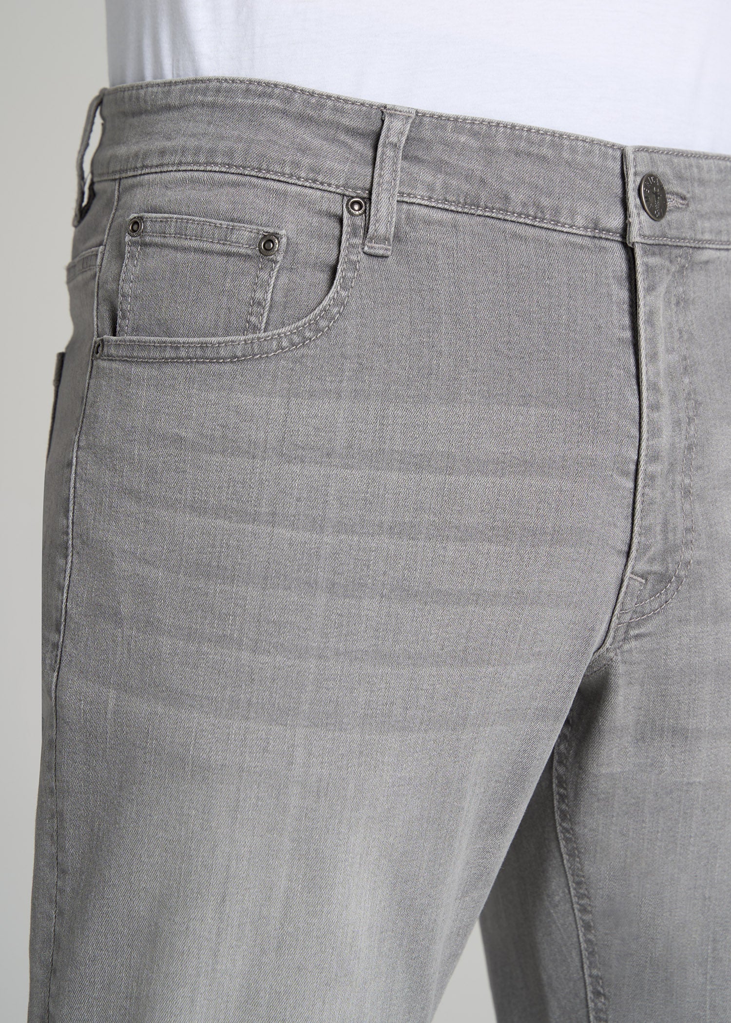 Carman TAPERED Jeans for Tall Men in Concrete Grey