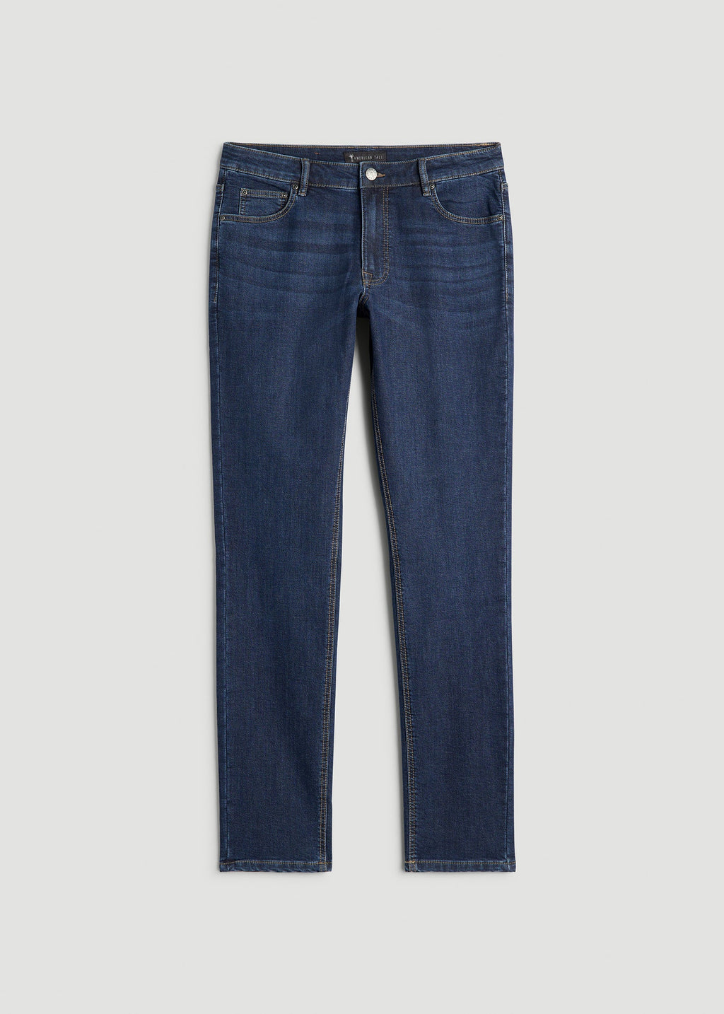 Carman TAPERED Fleeced Jeans for Tall Men in Colorado Blue Wash