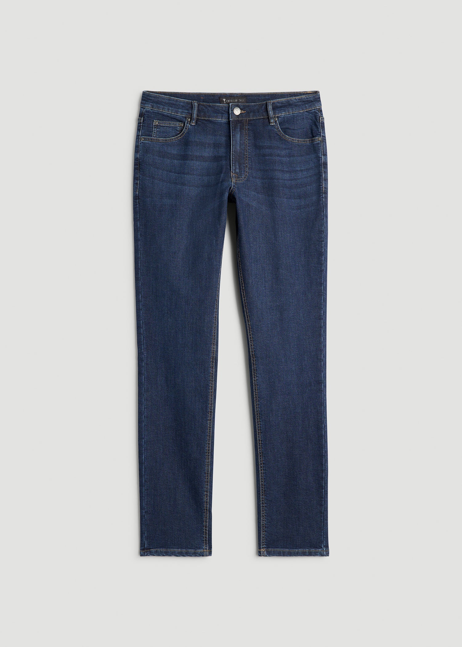Carman TAPERED Fleeced Jeans for Tall Men in Colorado Blue Wash