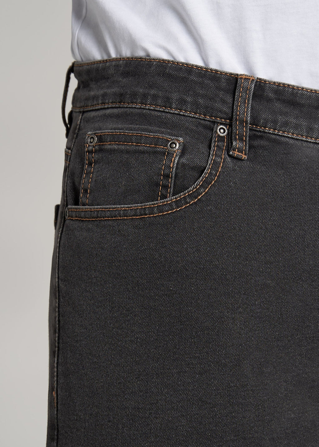 J1 STRAIGHT LEG Jeans for Tall Men in Dark Grey Denim