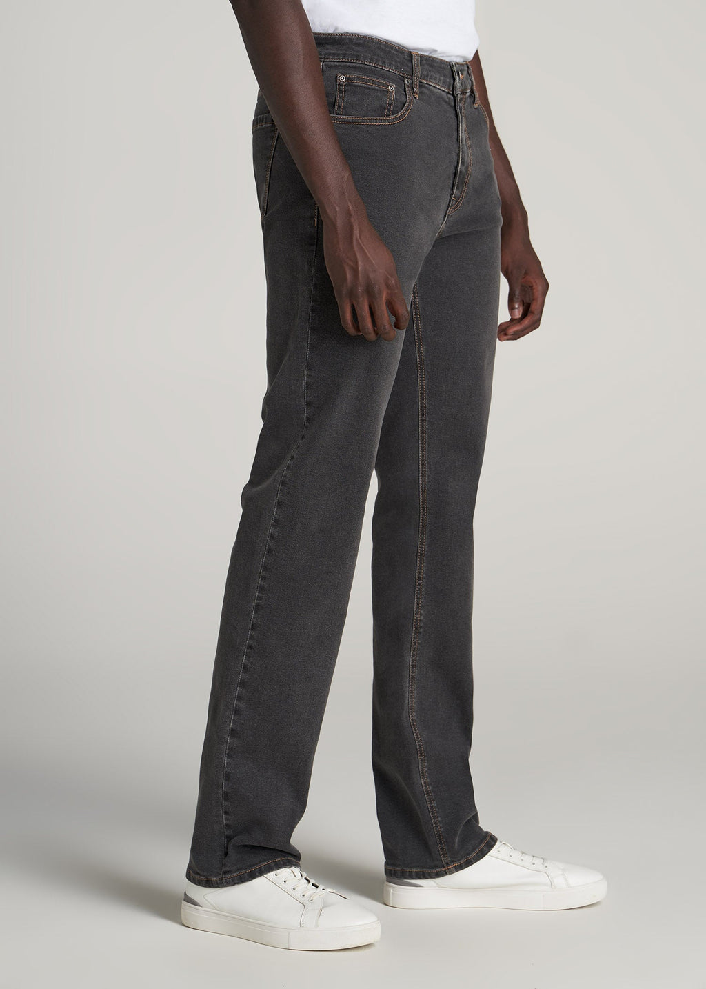 J1 STRAIGHT LEG Jeans for Tall Men in Dark Grey Denim