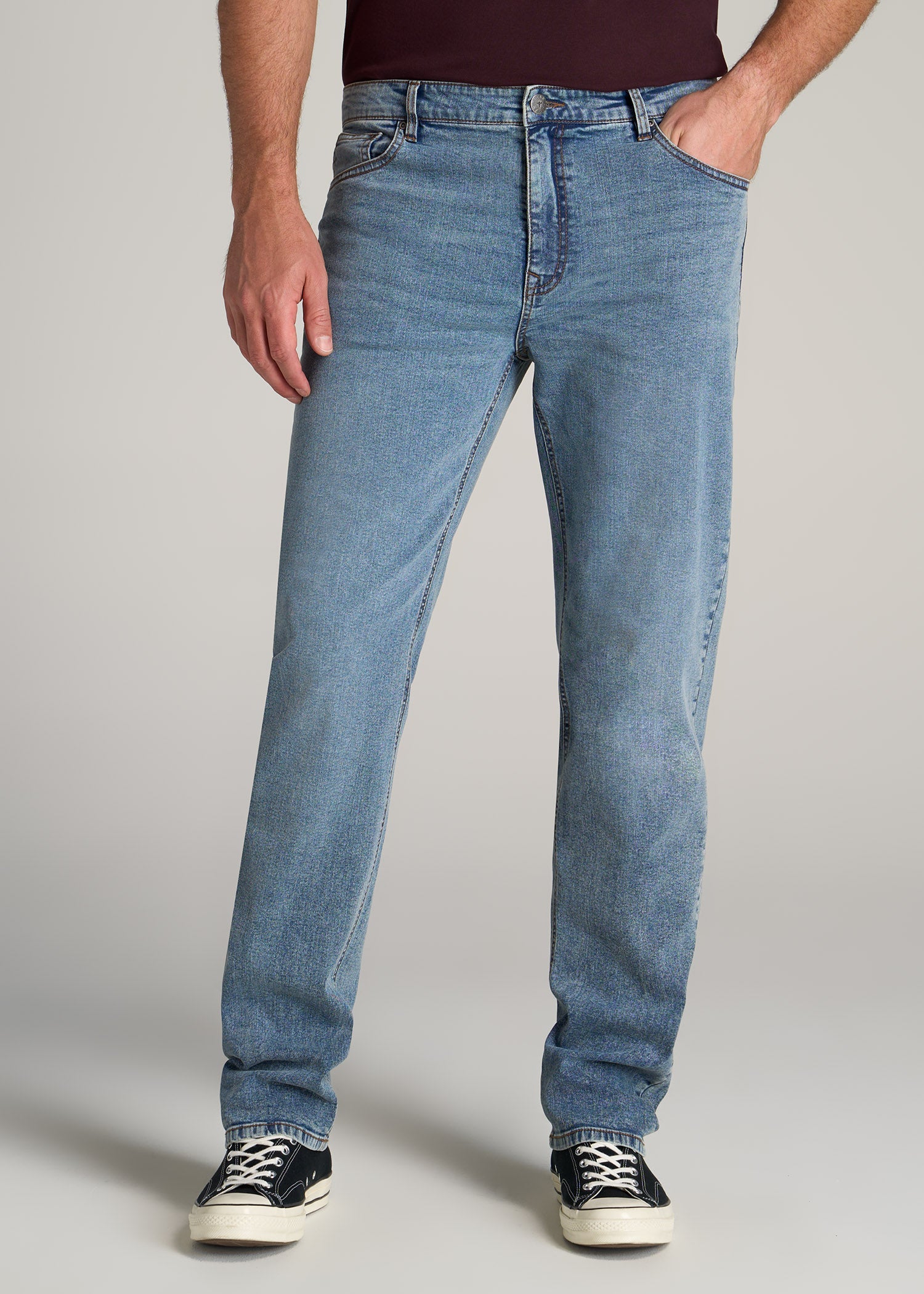 J1 STRAIGHT LEG Jeans for Tall Men in Vintage Faded Blue