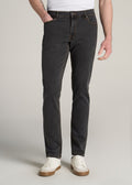 LJ&S TAPERED Jeans for Tall Men in Vintage Black