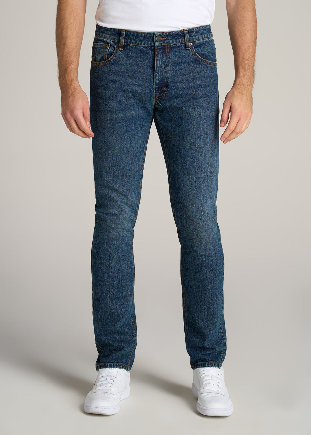 LJ&S TAPERED Jeans for Tall Men in Machine Blue