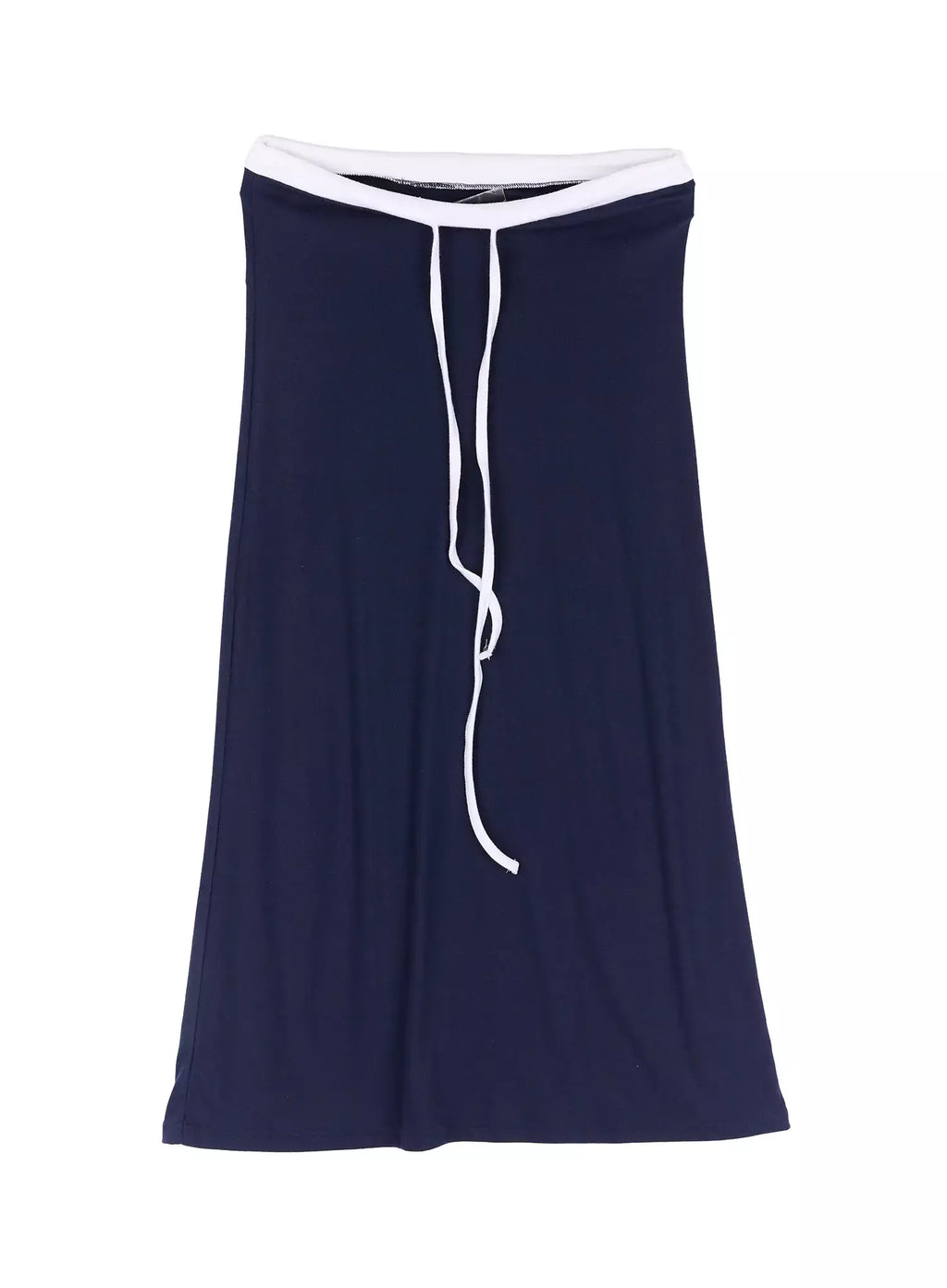 Two-Tone Comfy Maxi Skirt IU523