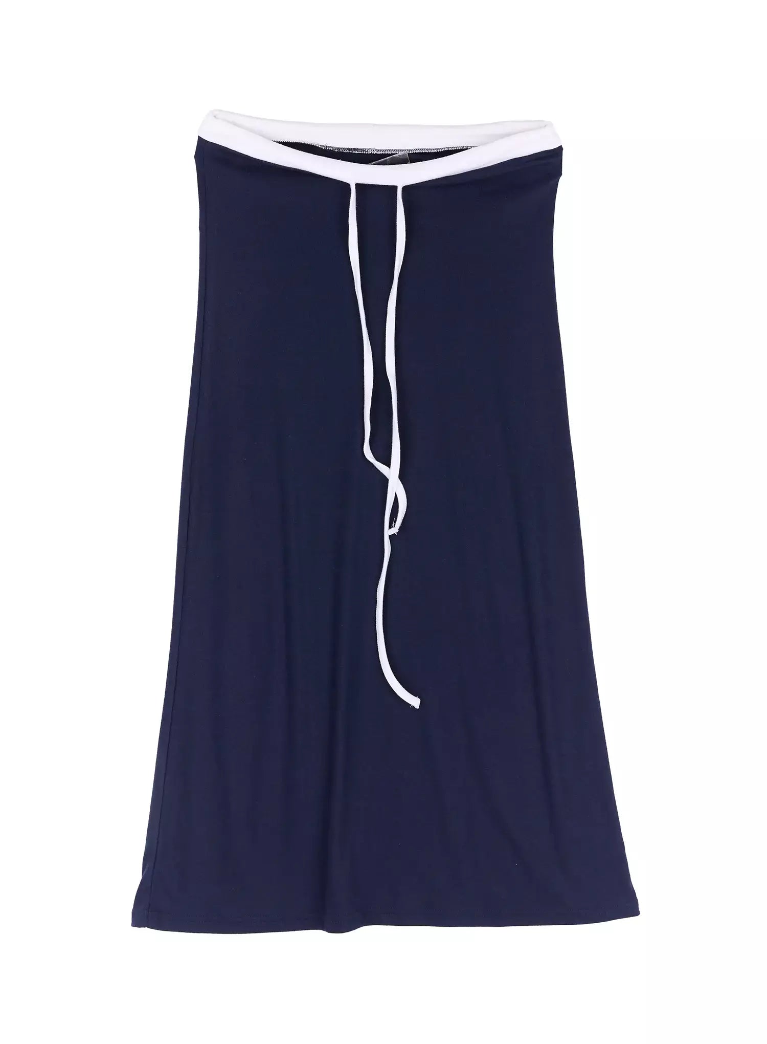 Two-Tone Comfy Maxi Skirt IU523