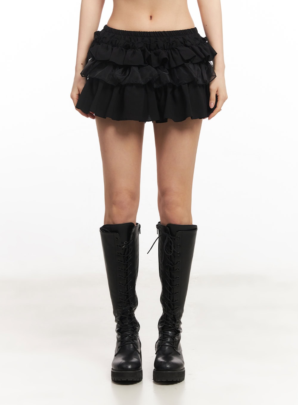 Low-Rise Flirty Ruffle Skirt CA514